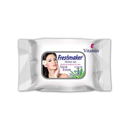 FRESHMAKER მაკიაჟის მოსაშორებელი სველი ხელსახოცი 25 ცალიანი 8697817871507