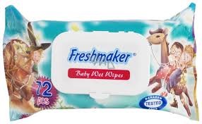 FRESHMAKER kids ბავშვის სველი ხელსახოცის 72 ცალიანი 8697817871712