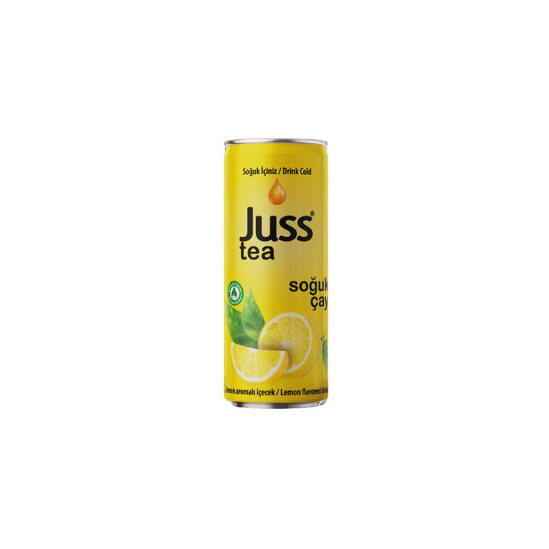 JUSS ცივი ჩაი ლიმონი 250მლ/8698720867847