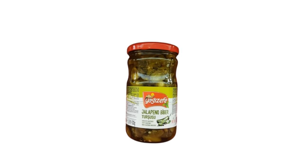 YAGIZEFE დაჭრილი წიწაკის მწნილი 660 გრ. შუშა JALAPENO BIBER
