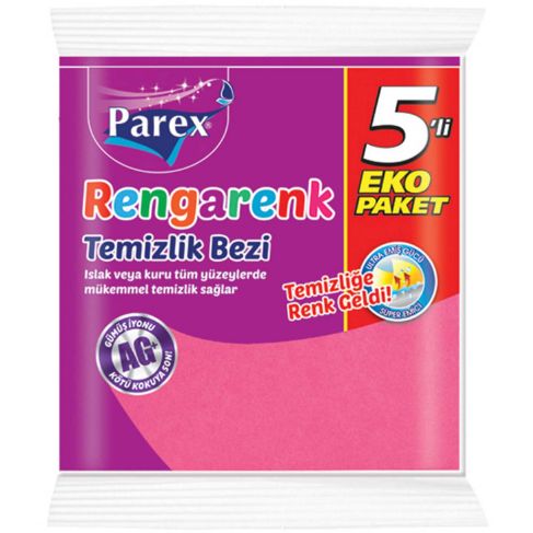 PAREX უნივერსალური საწმენდი ტილო ფერადი-5ც/8699971791271