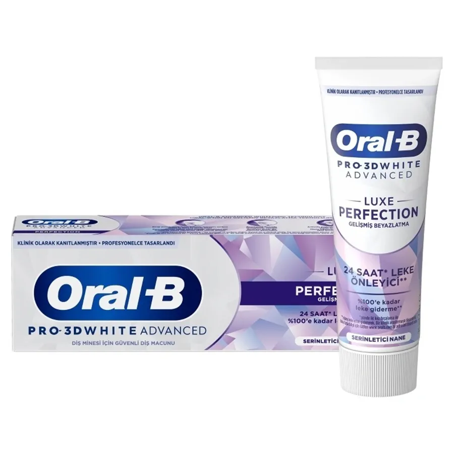 ORAL-B 3D White Luxe Perfection კბილის პასტა 75 მლ (ორალ-ბი)