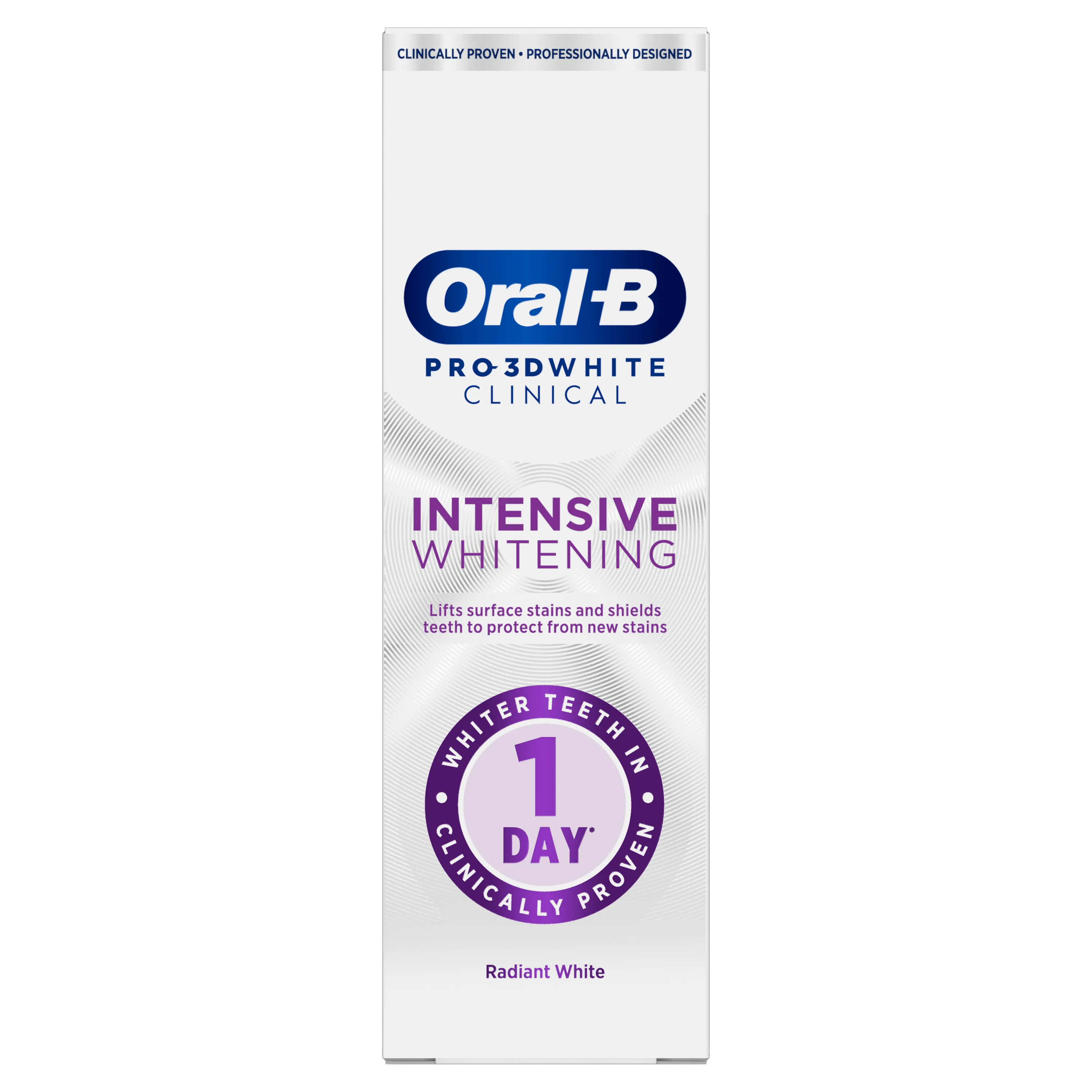 ORAL-B კბილის პასტა 3D White სითეთრე 75 მლ (ორალ-ბი)