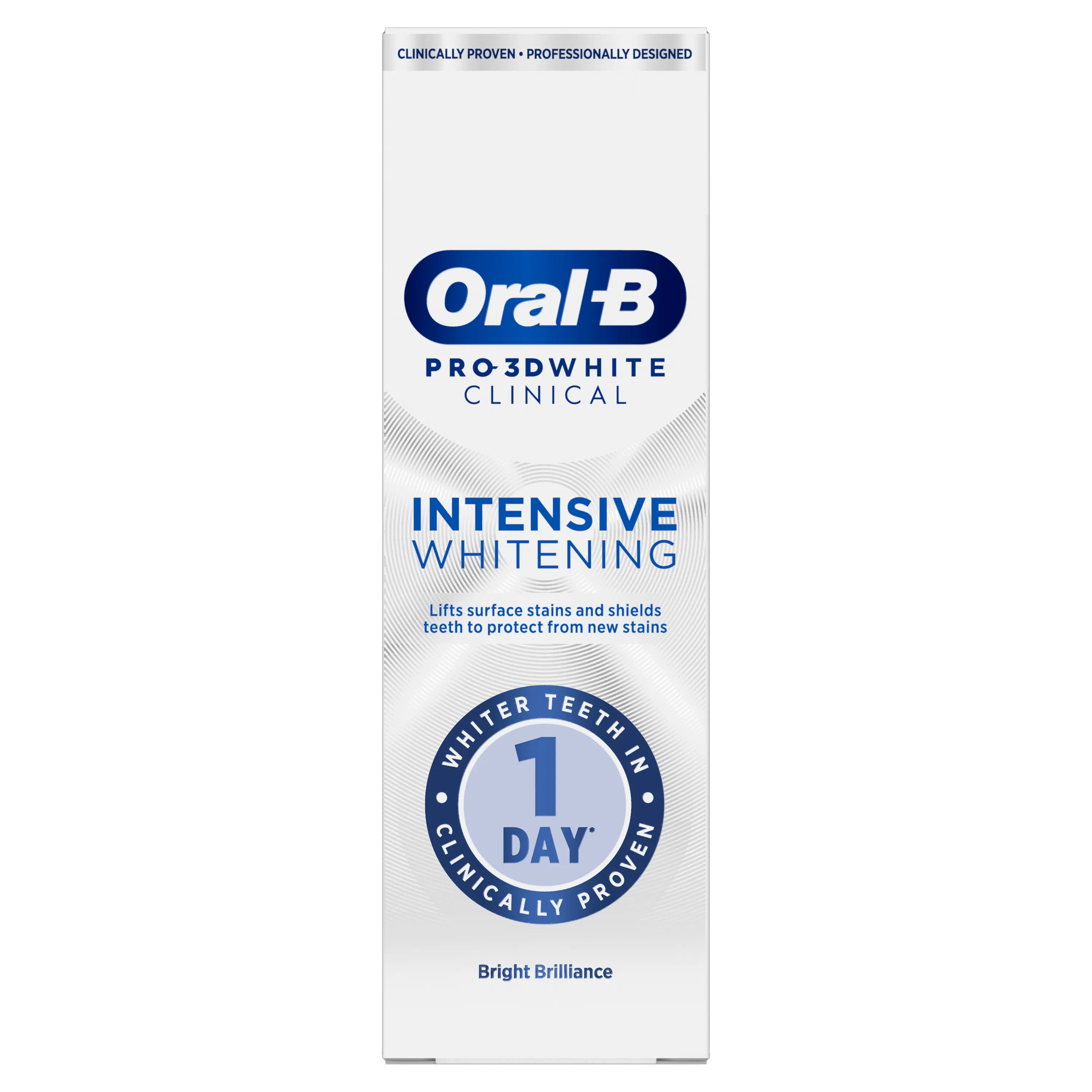 ORAL-B კბილის პასტა 3D White 75 მლ (ორალ-ბი)