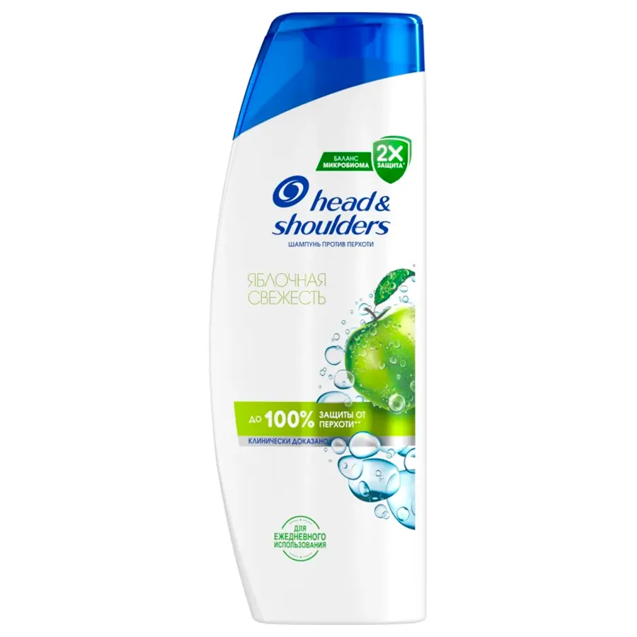 HEAD & SHOULDERS თმის შამპუნი ვაშლი 360 მლ (ჰედ & შოლდერსი)