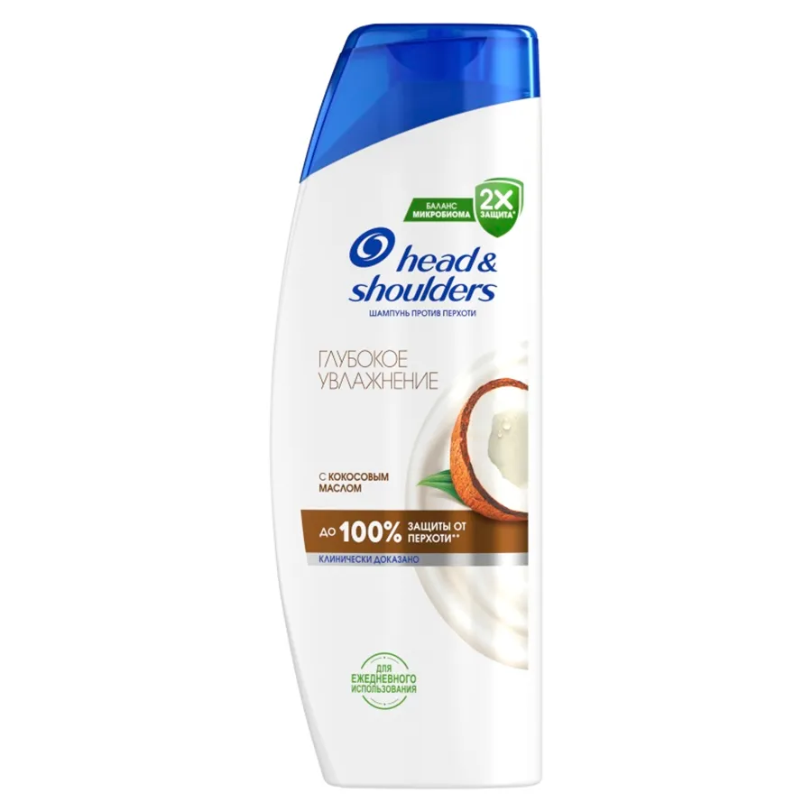 HEAD & SHOULDERS თმის შამპუნი ღრმა ტენიანობა 360 მლ (ჰედ & შოლდერსი)