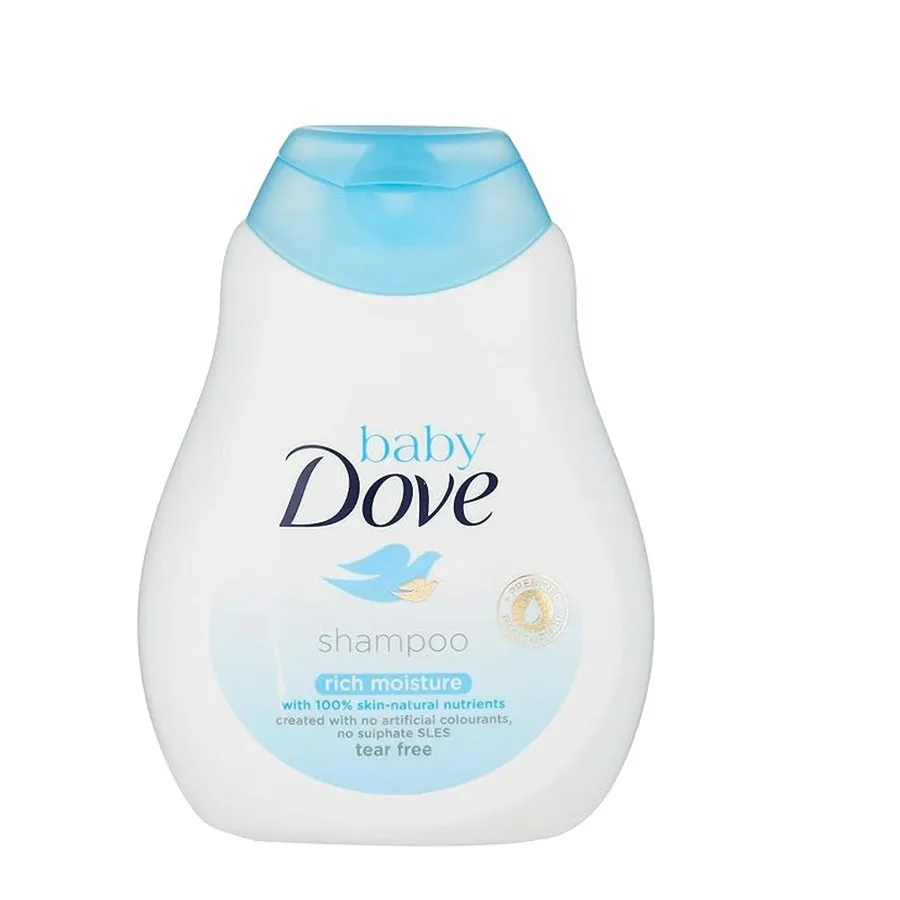 DOVE ბავშვბის თმის შამპუნი RICH MOISTURE 200 მლ (დავი)