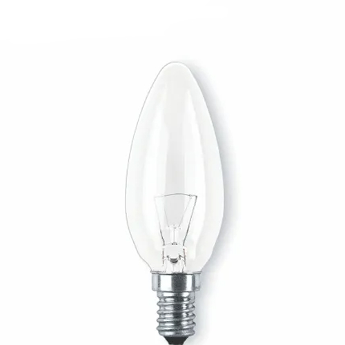 LUXRAM ჭაღის ნათურა გამჭვირვალე E14 60W (ლუქსრამ)