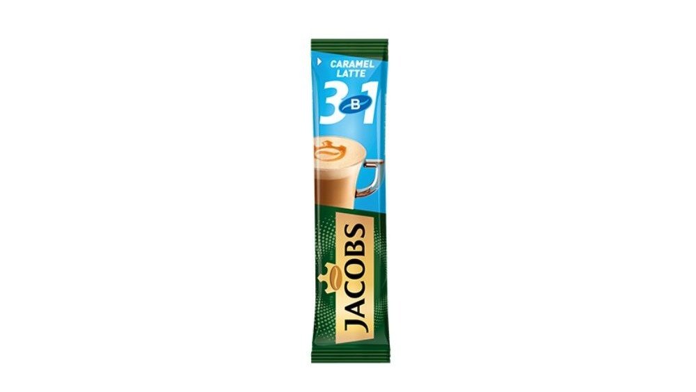 ერთჯ. ხსნადი ყავა იაკობს 3X1 CARAMEL LATTE 12.3 გრ.