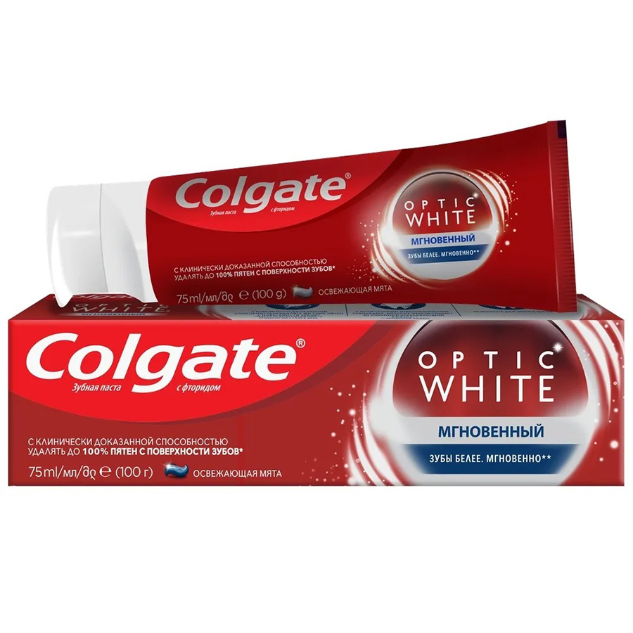 COLGATE კბილის პასტა ოპტიკ ვაითი 75 მლ (ქოლგეითი)