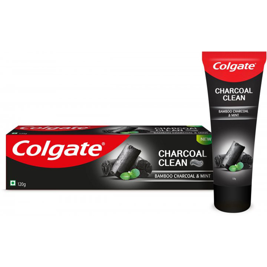 COLGATE Charcoal Clean 120 გრ კბილის პასტა/8718951352704