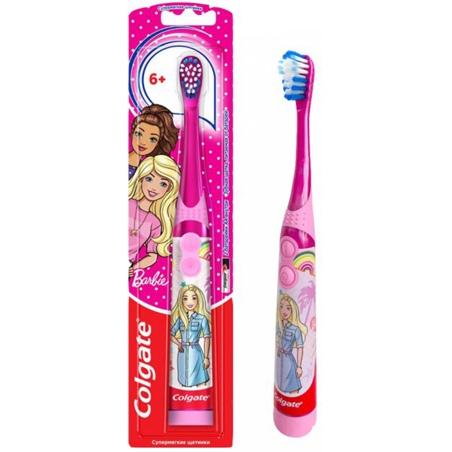 COLGATE Barbie/Batman კბილის ჯაგრისი (ქოლგეითი)