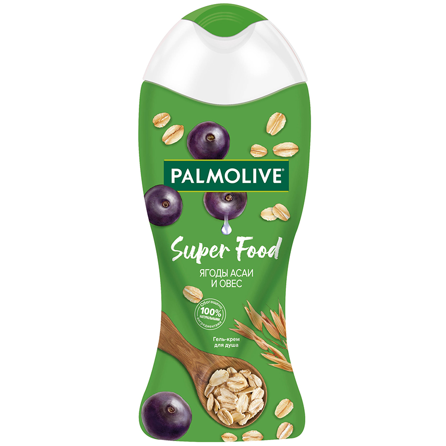 PALMOLIVE შვრიის და ასაიას შხაპის გელი 250 მლ (პალმოლივი)