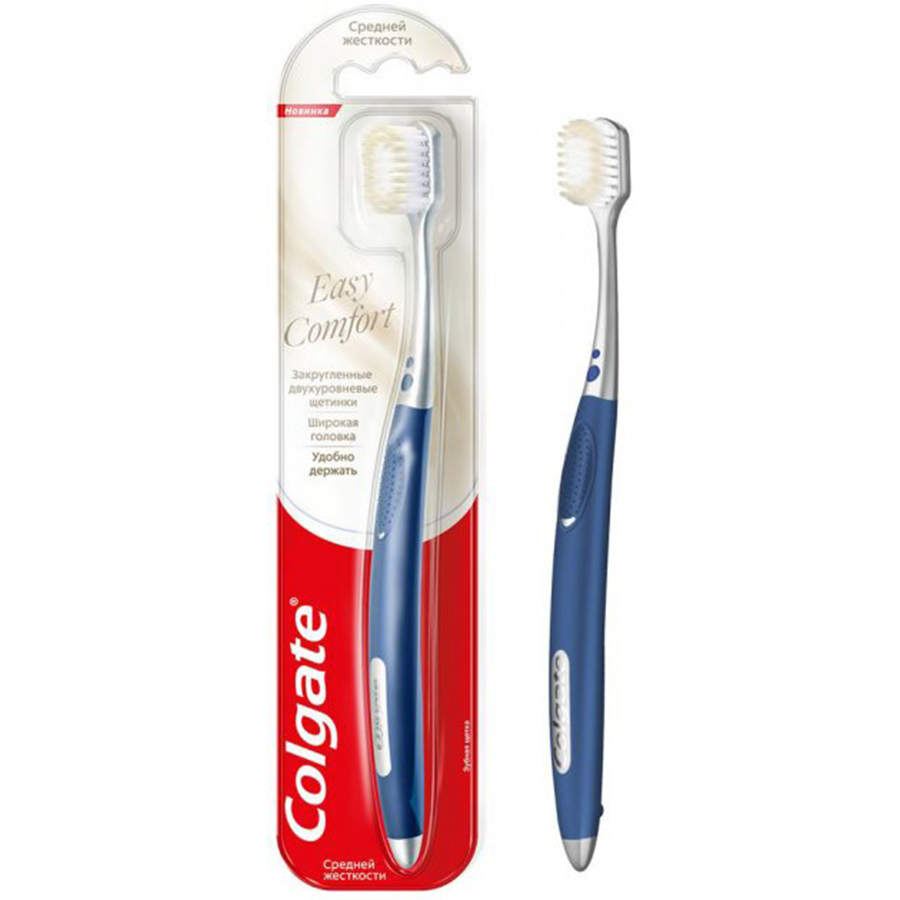 COLGATE Easy Comfort საშუალო სიხისტის კბილის ჯაგრისი (ქოლგეითი)