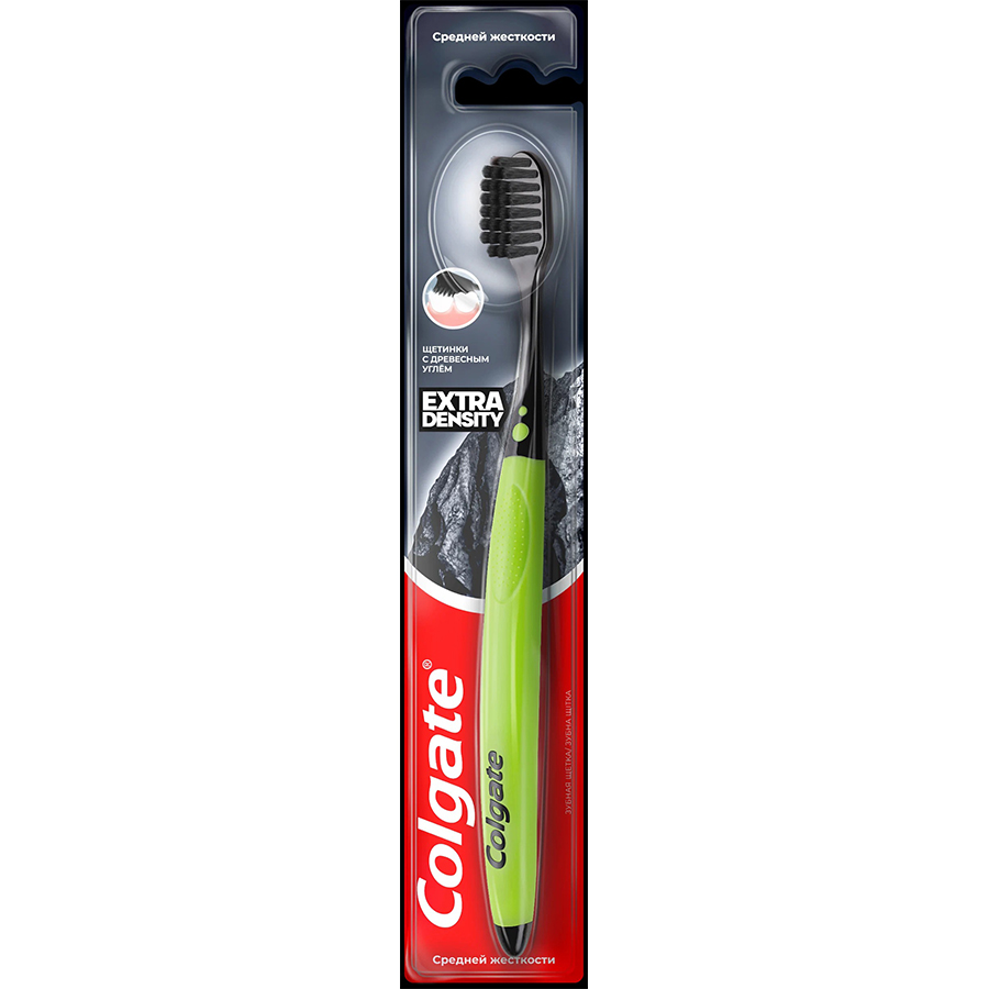 COLGATE Extra Density საშუალო სიმაგრის კბილის ჯაგრისი (ქოლგეითი)