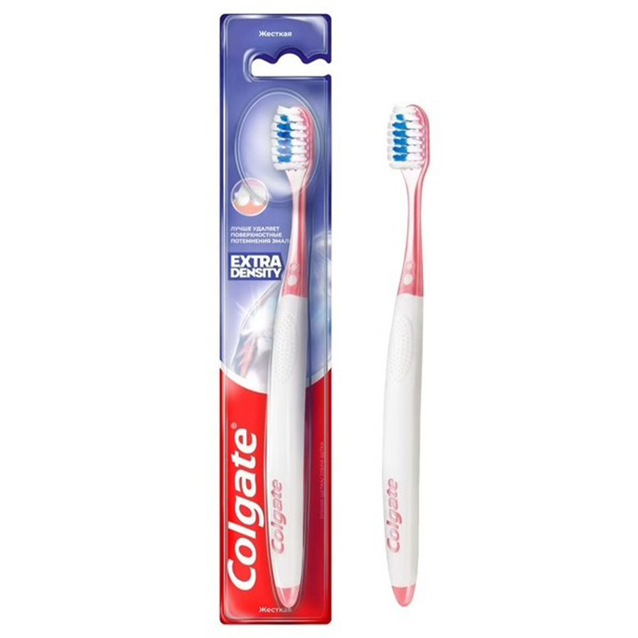 COLGATE Extra Density მაგარი სიმაგრის კბილის ჯაგრისი (ქოლგეითი)