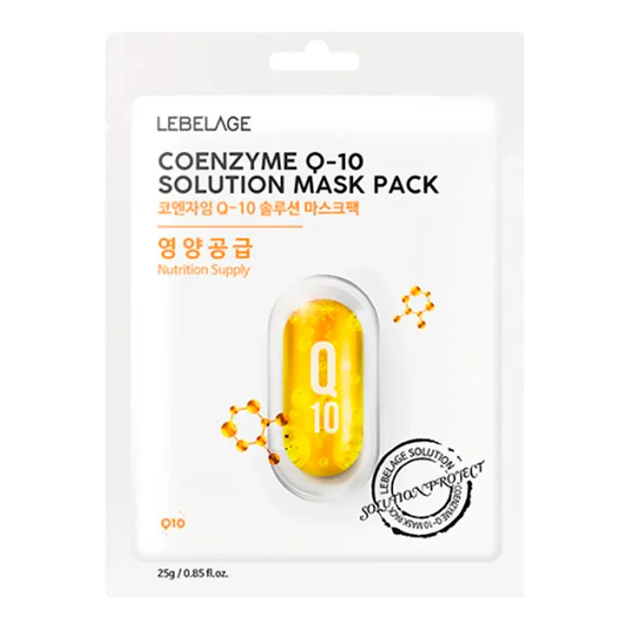 LEBELAGE სახის ნიღაბი Coenzyme Q-10 25 გრ (ლებელაჟი)