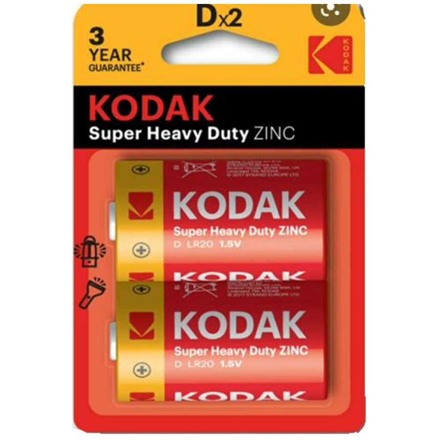 KODAK Extra Heavy Duty Zinc ელემენტი 2 ც (კოდაკი)