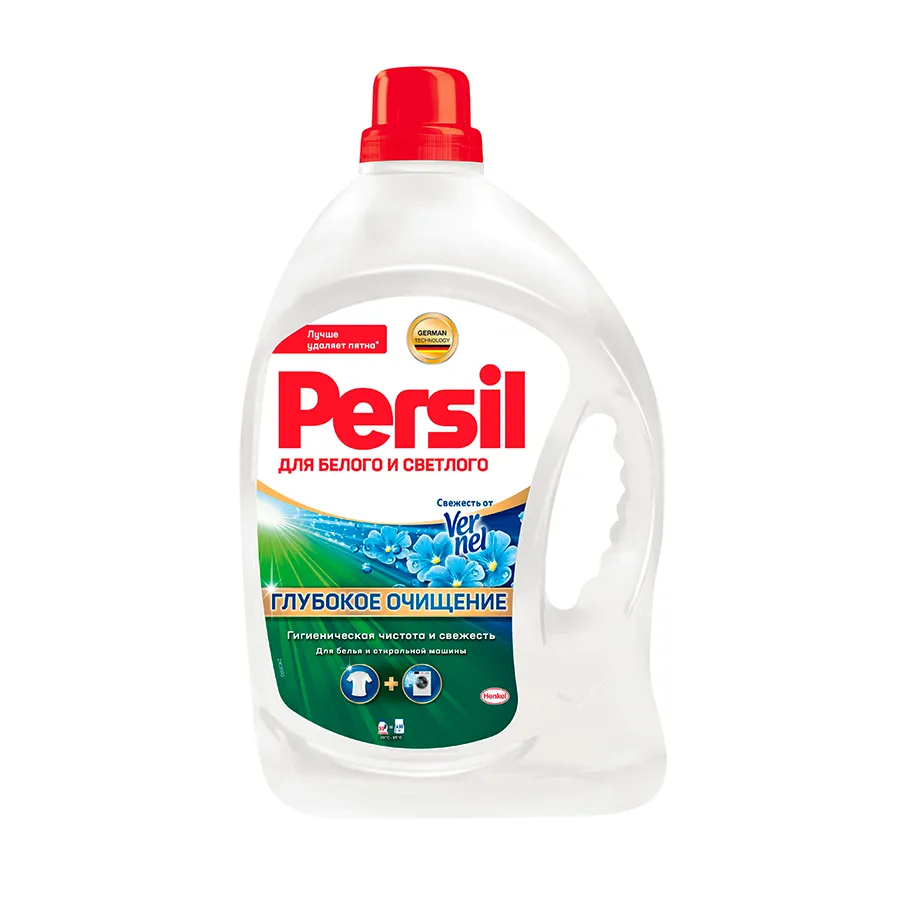 PERSIL POWER GEL თხევადი სარეცხი საშუალება თეთრი ქსოვილისთვის 2.145 ლ (პერსილი)