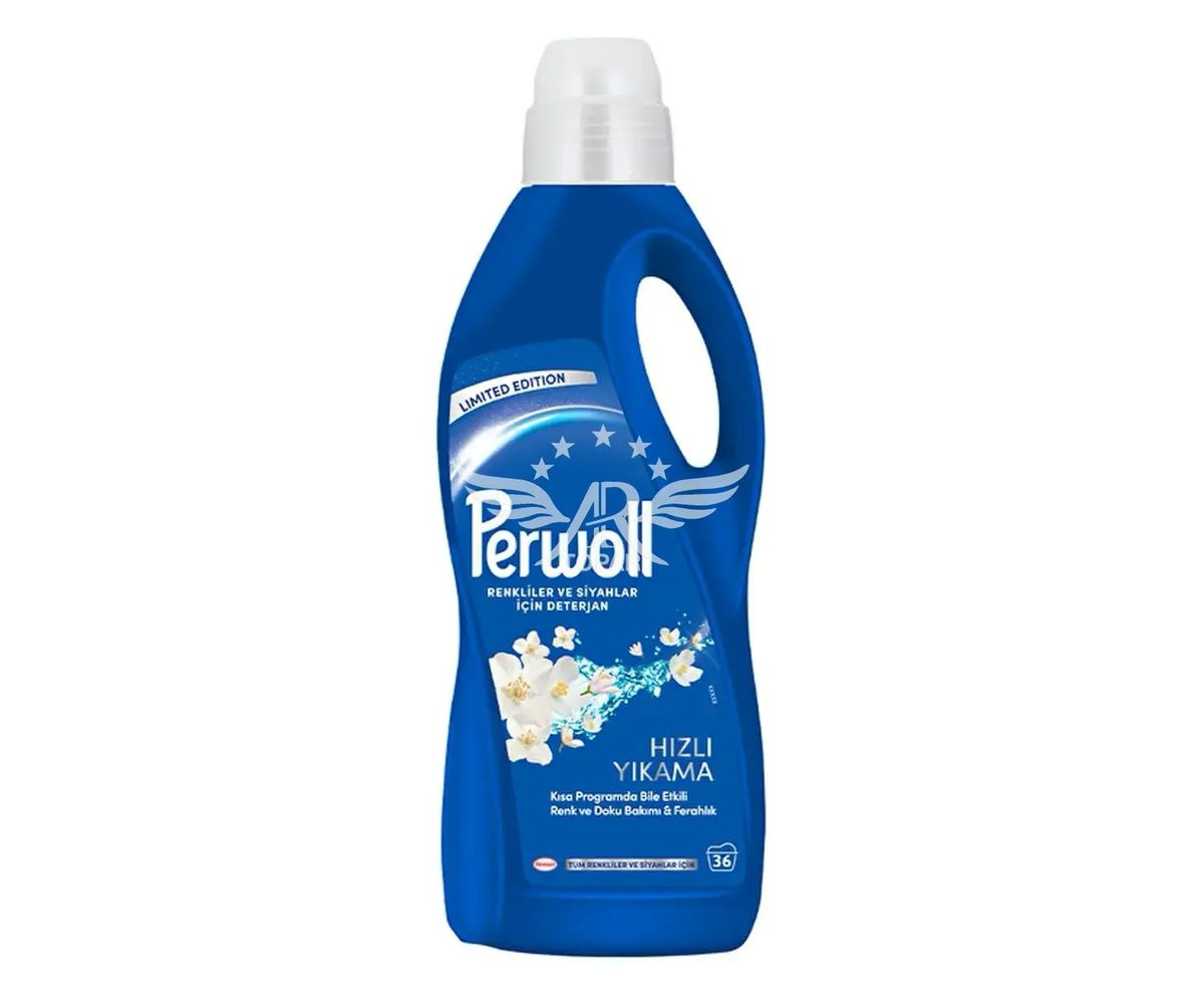 PERWOLL სარეცხ. სითხე 2 ლტ. ფერადი და შავი ქსოვილის