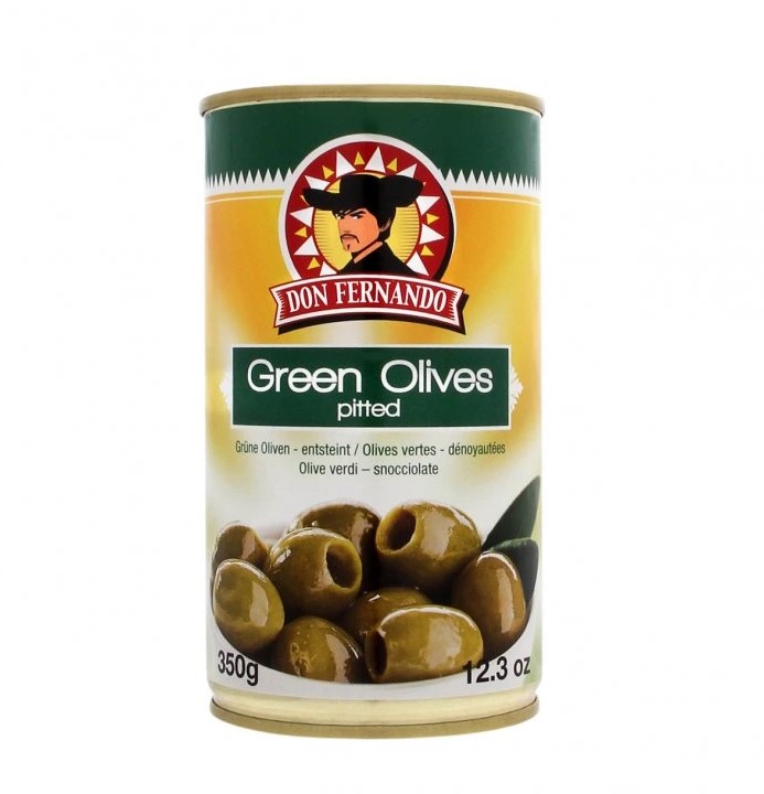 green olives მწვანე ზეთისხილი უკურკო 350გრ 9002859052088