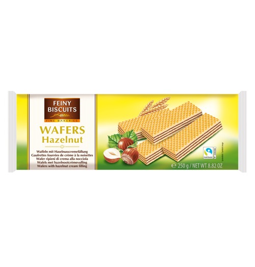 ვაფლი/Feiny biscuits/ თხილის კრემით 250გრ