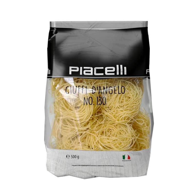 PIACELLI იტალიური მაკარონი ბუდეები 500გრ 9002859065996