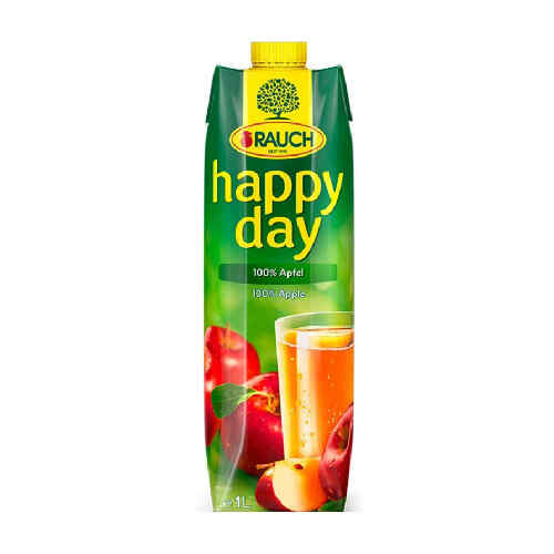 happy day- ნატურალური წვენი, ვაშლი 1ლ