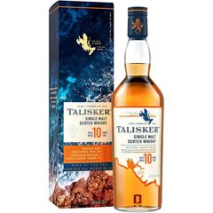 ერთალაოიანი შოტლანდიური ვისკი Talisker. 10 წლიანი - 0.7L