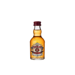 შოტლანდიური ვისკი Chivas Regal 12 წლიანი - 0.05L