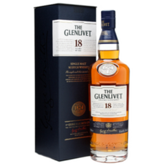 შოტლანდიური ერთალაოიანი ვისკი Glenlivet 18 წლიანი - 0.7L