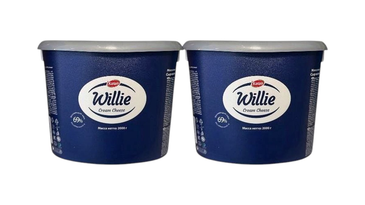 706 კრემ ყველი 2კგ 69%/Willie Cream Cheese 2kg 69% - 2ც