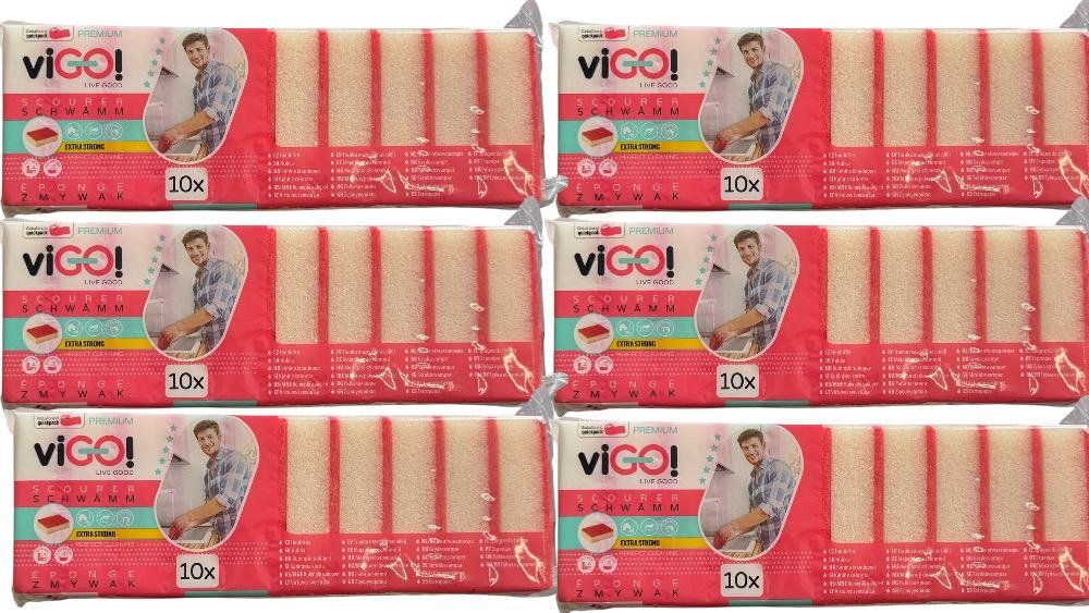 VIGO-პრემიუმ სამზარეულოს ღრუბელი Retail, 10ც - 6ც