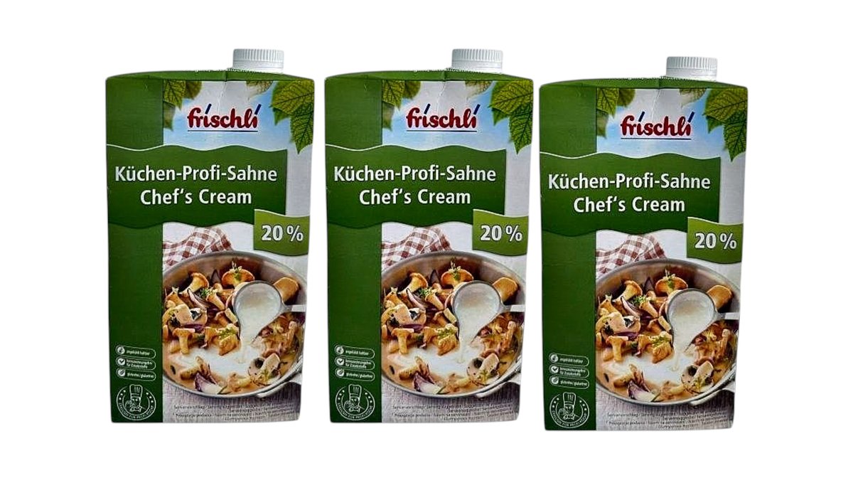 FRISCHLI-ნაღები 20% 1ლ - 3 ცალი