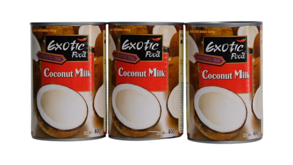 Exotic foods-ქოქოსის რძე 400 მლ - 3ცალი