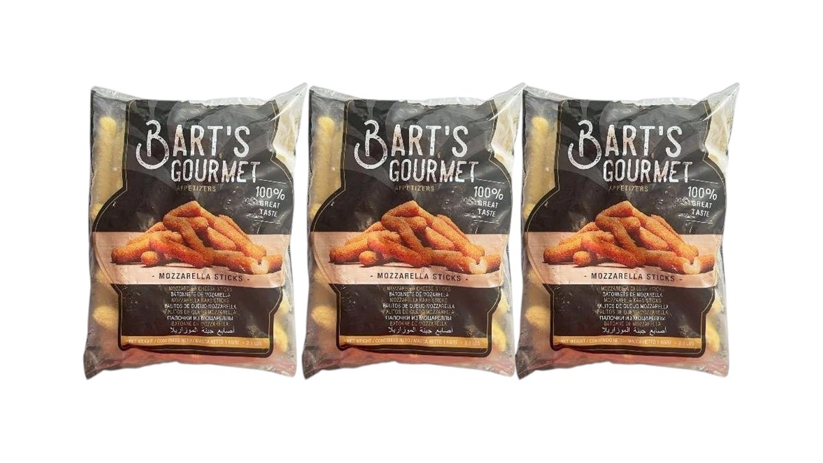 Barts Gourmet - მოცარელას ჩხირები 1კგ - 3 ცალი