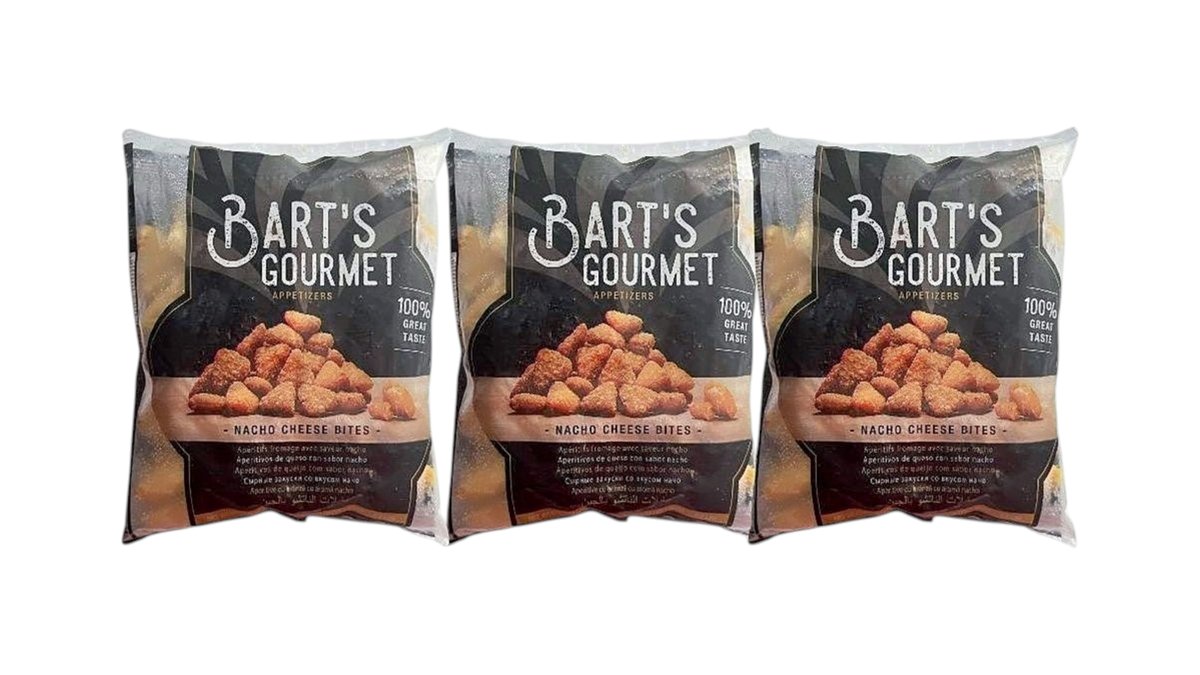 Barts Gourmet - სამკუთხედი ნაჩო ყველის შიგთავსით 1კგ - 3 ცალი
