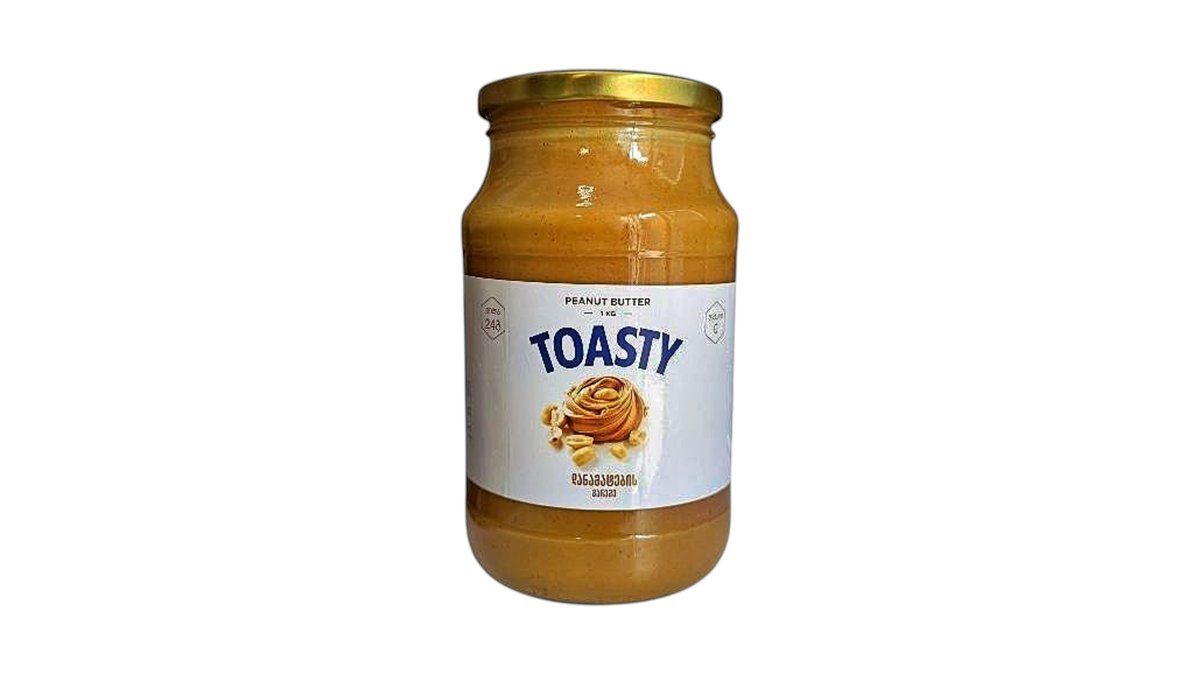TOASTY - არაქისის კარაქი 1კგ - 1 ცალი