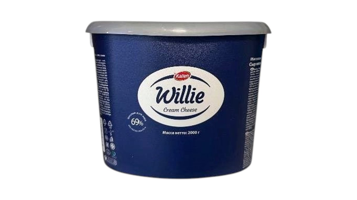 706 კრემ ყველი 2კგ 69%/Willie Cream Cheese 2kg 69%