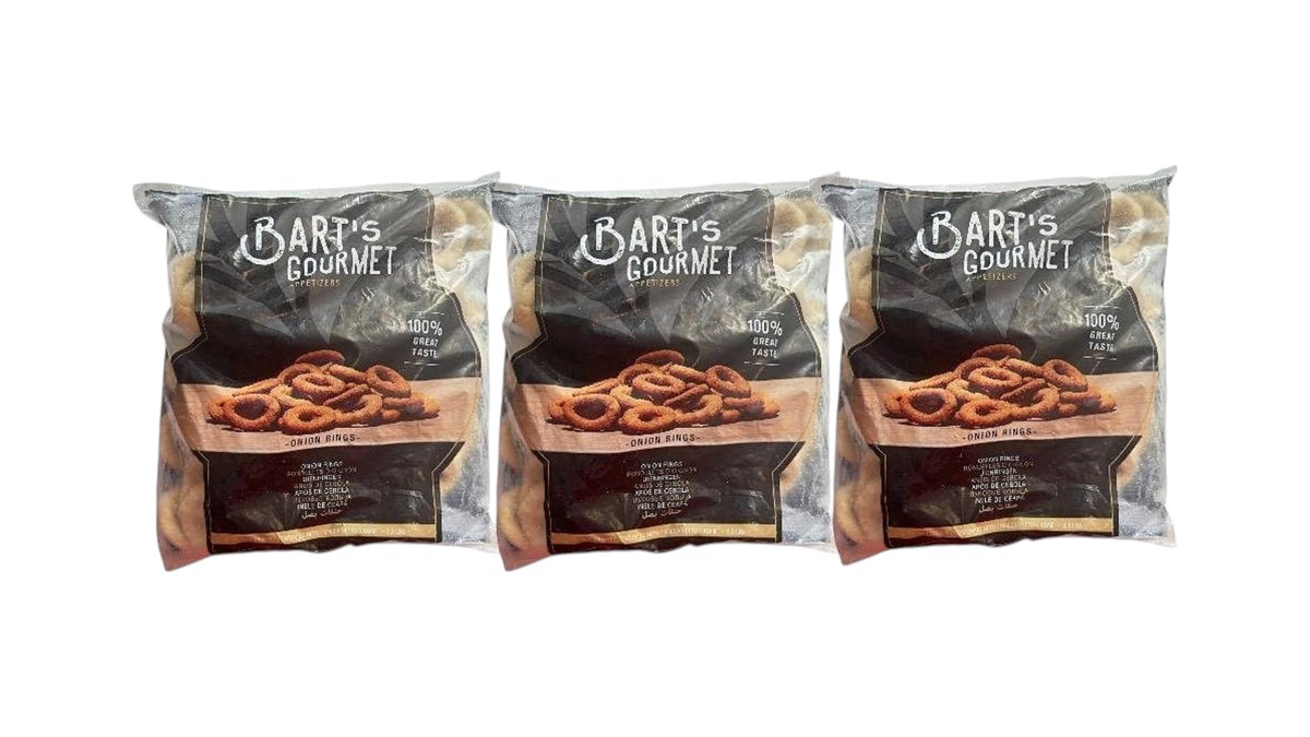 Barts Gourmet - ხახვის რგოლები 1კგ - 3 ცალი