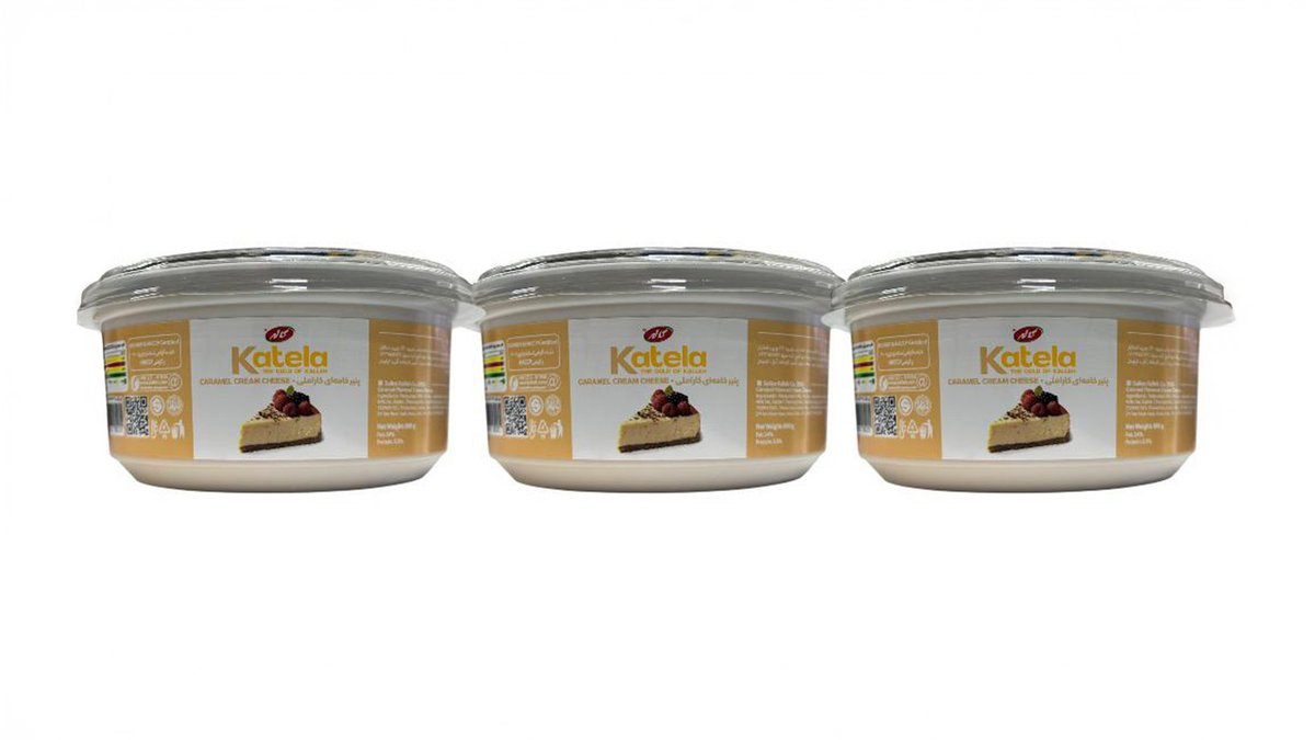 705 კარამელის კრემ ყველი 24% 800გ/Katela Caramel Cream Cheese 24% 800g - 3ც