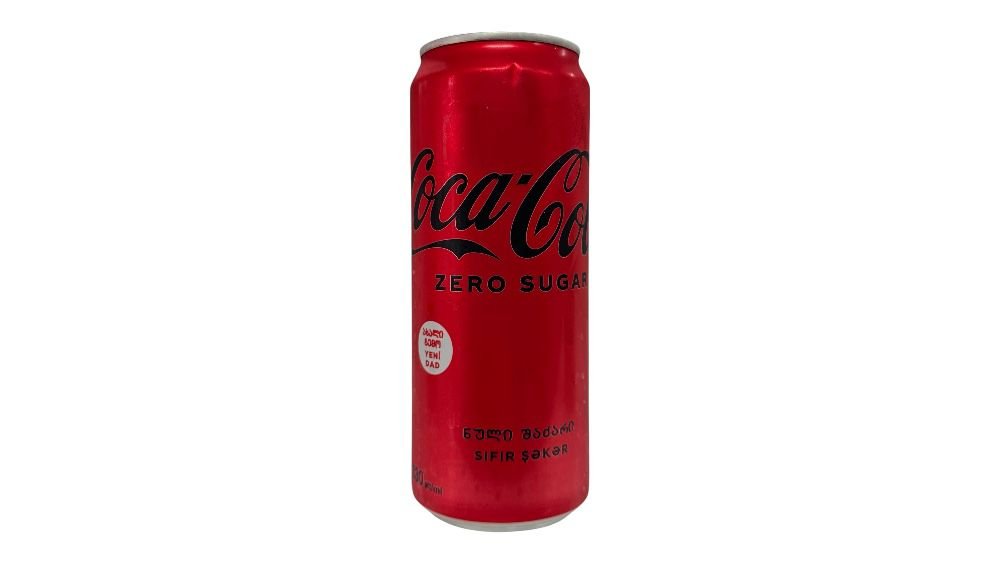 კოკა-კოლა შაქრის გარეშე 0.33 ლ