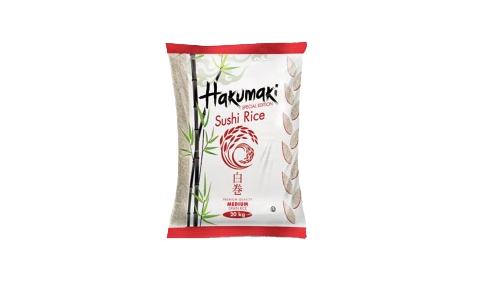 Hakumaki-სუშის ბრინჯი 20 კგ /Medium Grain Sushi Rice 20 kg