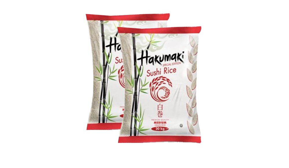 Hakumaki-სუშის ბრინჯი 20 კგ /Medium Grain Sushi Rice 20 kg- 2 ცალი