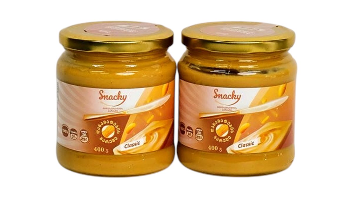 SNACKY- არაქისის კარაქი 400გ - 2ც