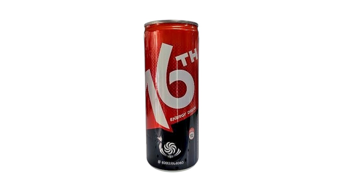 ენერგეტიკული სასმელი 16TH (მეთექვსმეტე) 250 მლ