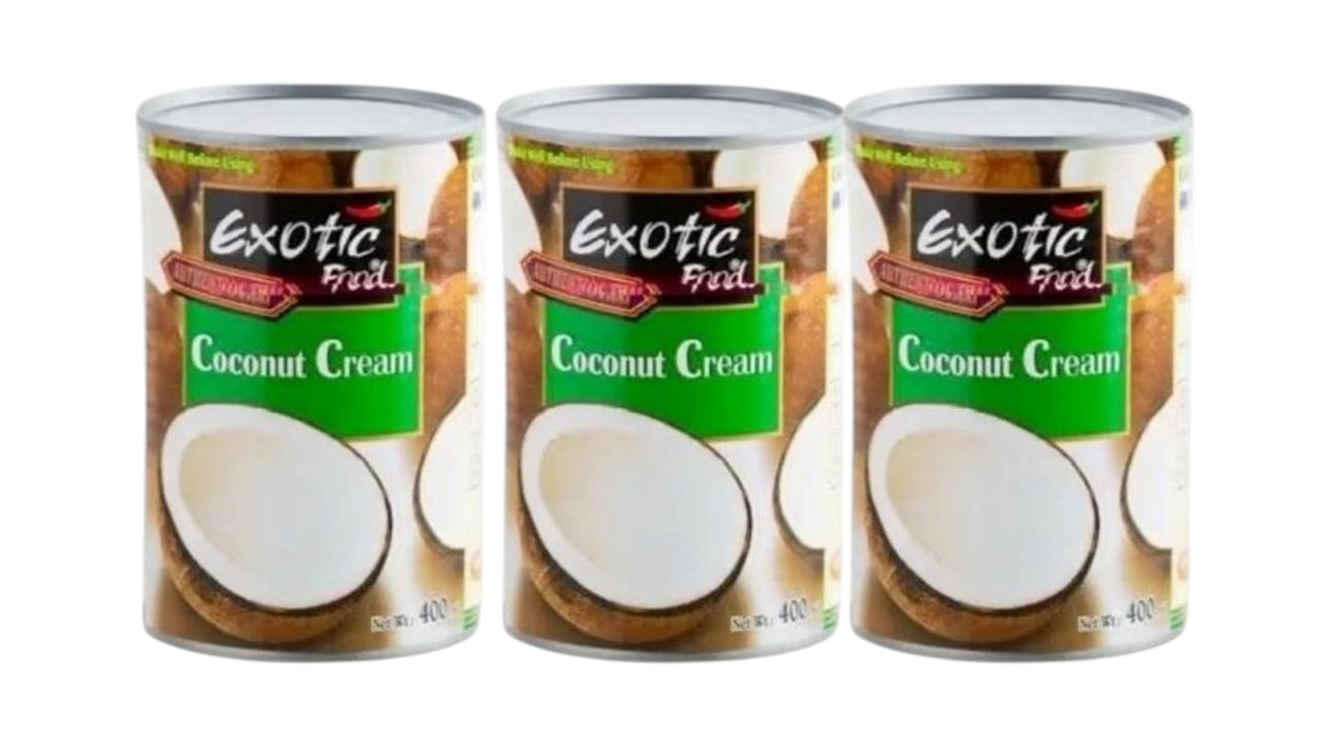 Exotic foods-ქოქოსის კრემი 400 მლ - 3 ცალი
