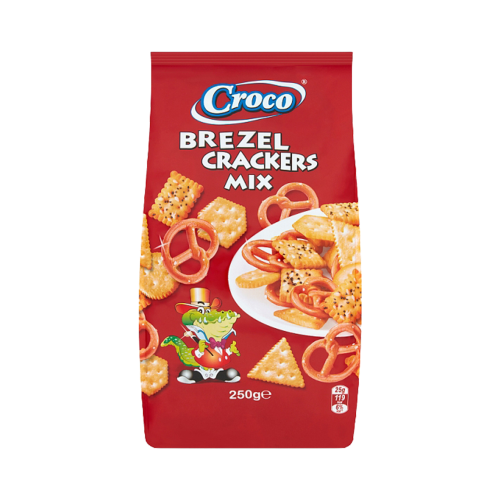 Croco-კრეკერის და ბრეზელის მიქსი 250 გრ.