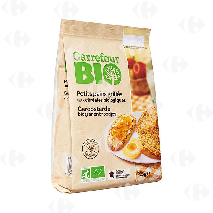 Carrefour ბიო ეკოლოგიური მარცვლეულის სუხარი 225 გ
