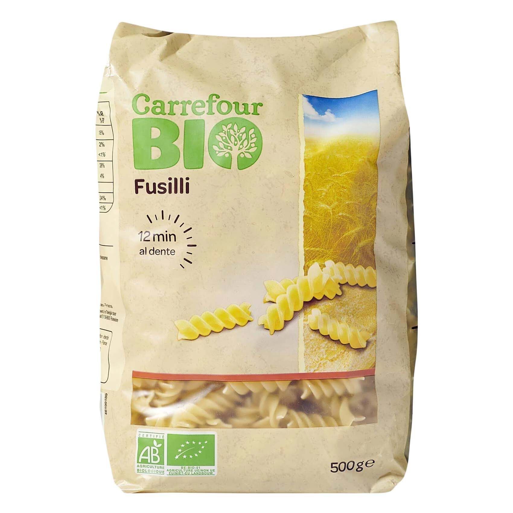Carrefour მაკარონი Bio Torsade Fusilli 500გ